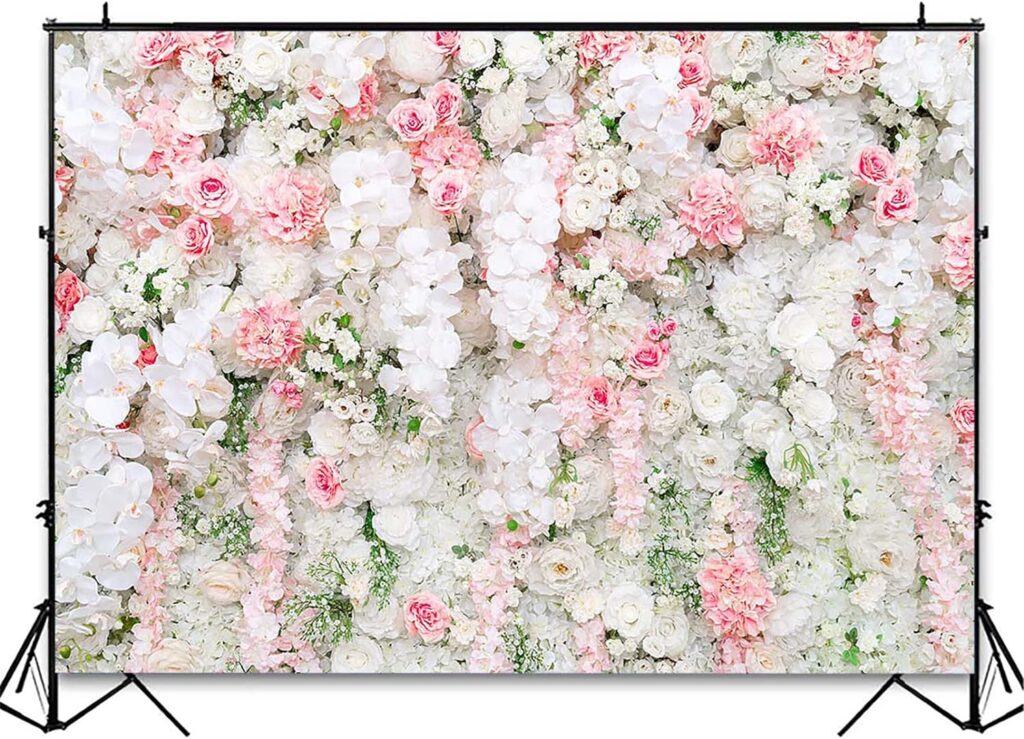 Bridgerton floral backdrop