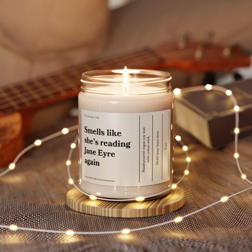Jane Eyre candle – gift idea for book lovers