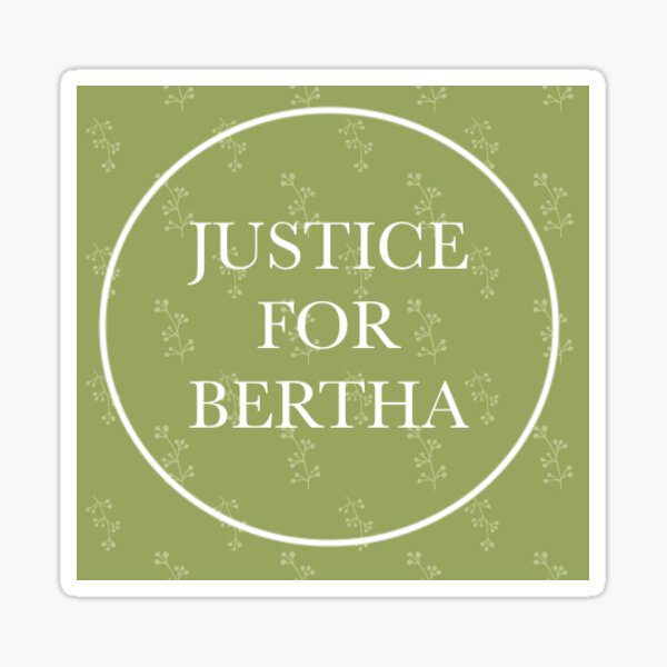Justice for Bertha sticker – funny Jane Eyre gift